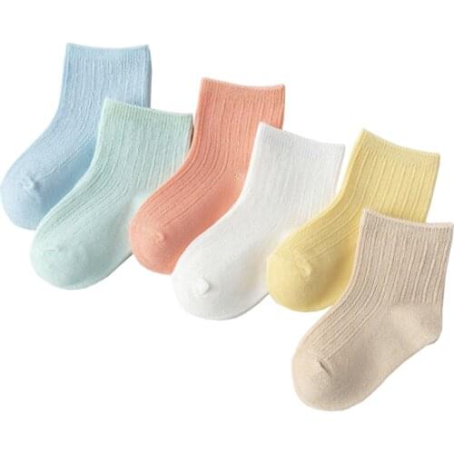 3Pair/lot New childrens socks summer thin baby childrens socks