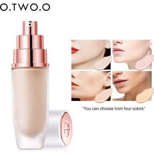 O.TWO.O Liquid Foundation Makeup Base Oil-Control Concealer Moisturizer Waterproof Long Lasting Natural Makeup BB Cream Cosmetic