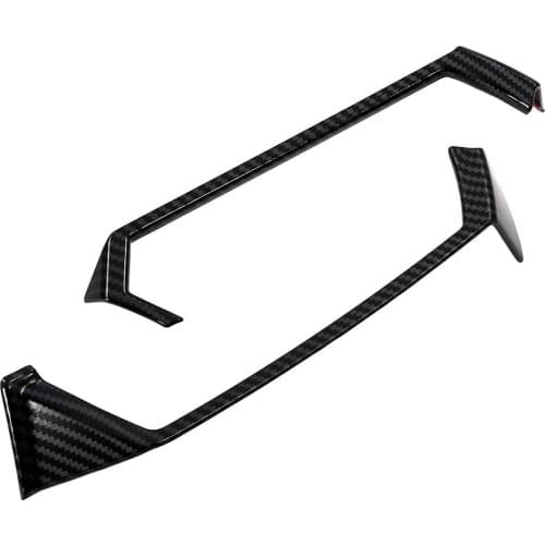 Fit For Nissan Altima 2019 2020 2021 Carbon Fiber Front Side Air Conditioning Vent Outlet A/C Cover Trim Molding