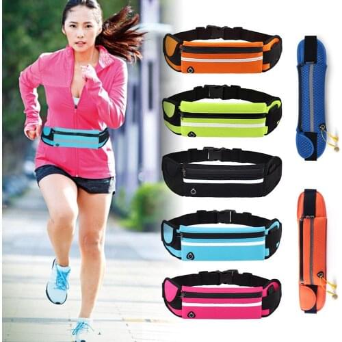 Waist Bag Belt Bag Running Waist Bag Sports Portable Gym Bag Hold Water Cycling Phone Bag Waterproof Women Running Belt