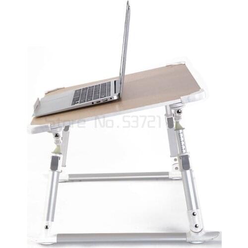 Adjustable folding, lifting and heightening lazy table board college student dormitory learning desk