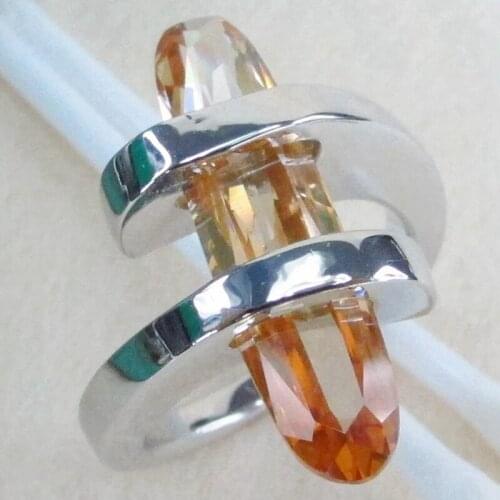 SHUNXUNZE vintage engagement fashion rings for women 2019 Morganite Pink Cubic Zirconia alibaba-express Rhodium Plated R815 R824