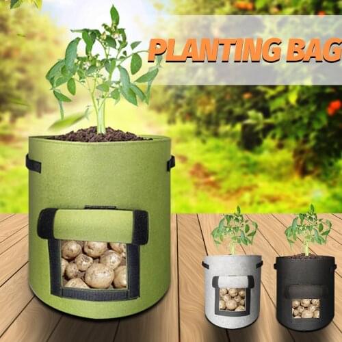 Plant Grow Bags Home Vertical Garden Bag Seedling bonsai container Garden Potato Pot Greenhouse Vegetable flower Growing Bags