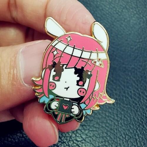 Darling In The Franxx Mystery Girl Enamel Brooch Pin Backpack Hat Bag Collar Lapel Pins Badges Fashion Jewelry Accessories