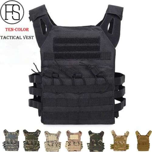 600D JPC Lightweight Hunting Tactical Vest Military Molle Modular Body Ammo Airsoft Paintball Combat Vest Clothes Accessories