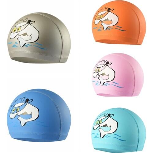 1pc Swimming Cap Children Waterproof Swimming Cap Protective Cap Baby Diving Cap
