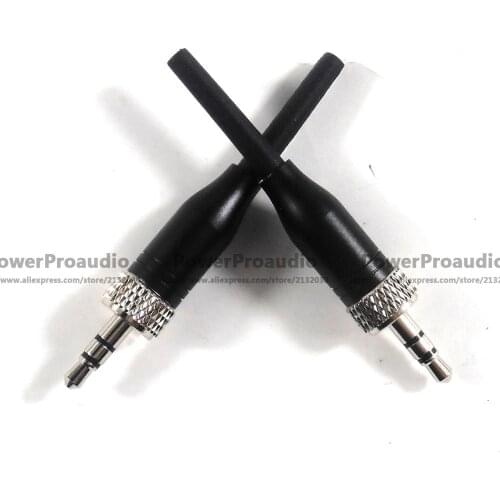 2x 3.5mm Stereo Screw Lock Connector for Pro Sennheiser EW100 EW300 EW500 G1 G2 3 Sony Saramonic Microphone Spare Plug Adapter