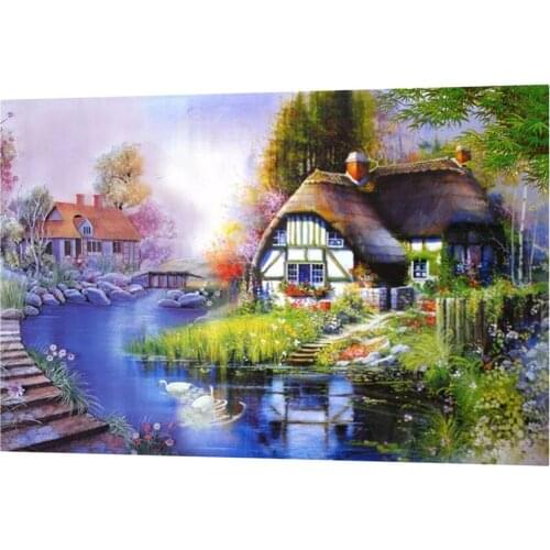 5D Diamond Painting DIY Cross-Stitch Picture Embroidery Home Mosaic Crafts