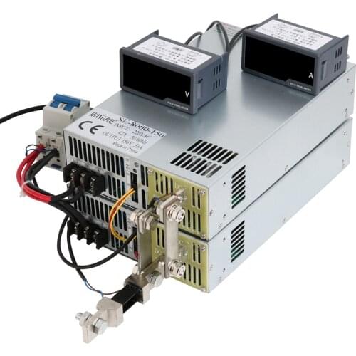 8000W 150V Power Supply 0-150V Adjustable Power 0-5V Analog Signal Control 220V 380V AC-DC 150V 53A High Power Transformer LED