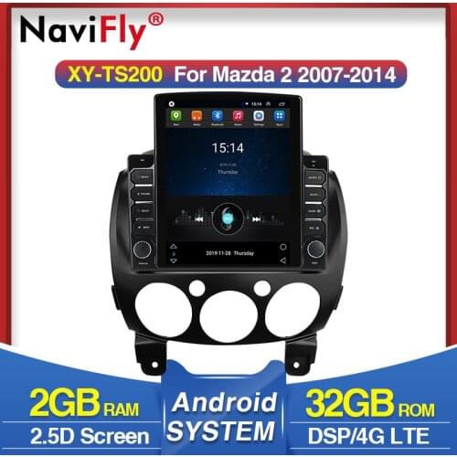4G LTE 9.7” Android Car Radio Multimedia Video Player For MAZDA 2 Mazda2 2007 2008 2009 2010-2013 Navigation GPS 2din autoradio