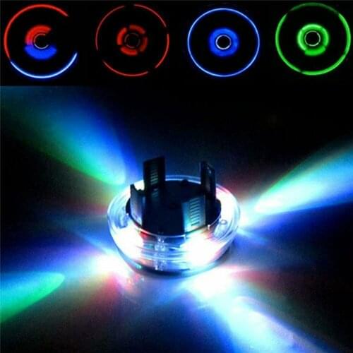 Auto Car Accessories Solar Tire Hub Lamp Colorful Automotive Wheel Lamp 12V LED Decoration Lamp Night White Tire Vision Lamps 5W
