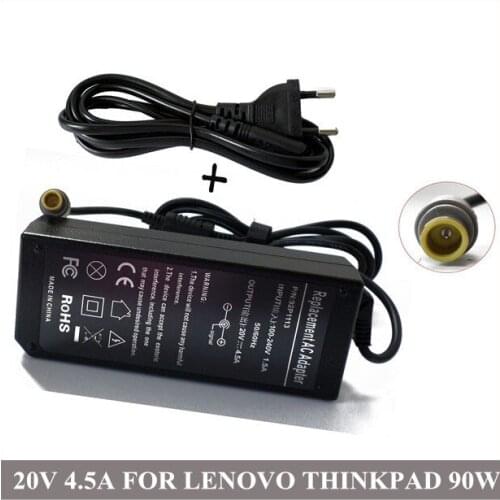 20V 4.5A 90W Laptop AC Adapter Cargadores Portatiles Power Supply For Lenovo ThinkPad Edge E330 E525 E530 E535 42T4428