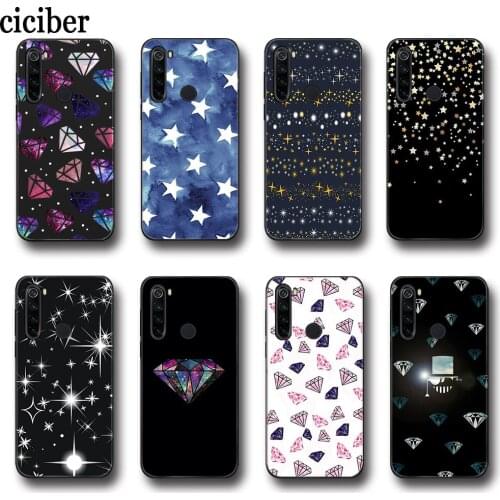 Vogue Diamond Funda Case for Xiaomi Mi Note 11 10S 10T 11i 11X 9 Poco F3 M3 C3 X3 GT NFC Pro Lite Ultra Luxury Black Silicone