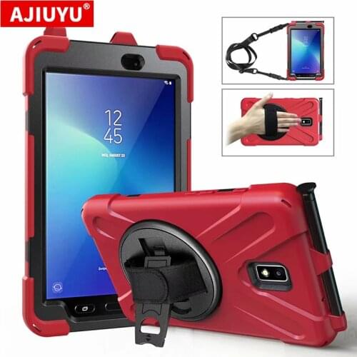 For Samsung Galaxy Tab Active 2 8.0 Case Heavy Duty Shockproof Cover For Samsung Tab A 8.0 SM-T390 SM-T395 8"Tablet Silicon Case