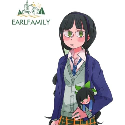 EARLFAMILY 13cm x 7.4cm for Tenko Chabashir Vinyl Car Wrap Decals Funny Car Stickers Occlusion Scratch Refrigerator Decoration