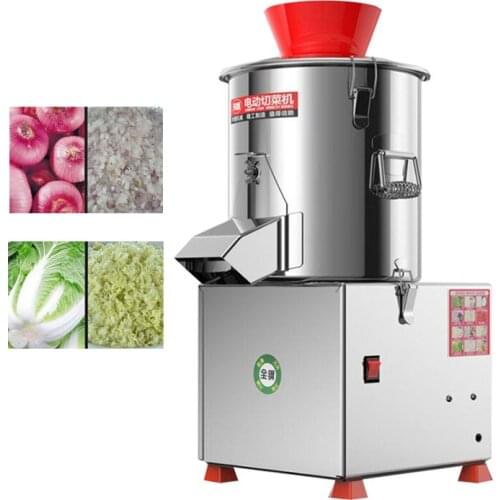 Electric Multifunctional Vegetable Cutting Machine Dumpling Shop Canteen Stainless Steel Stuffing Cutting Machine