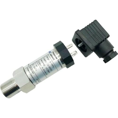 Pressure Transducer G1/2" 4-20mA Output 4-pin Plug-in Socket Pressure Transmitter Sensor For Water Gas Oil