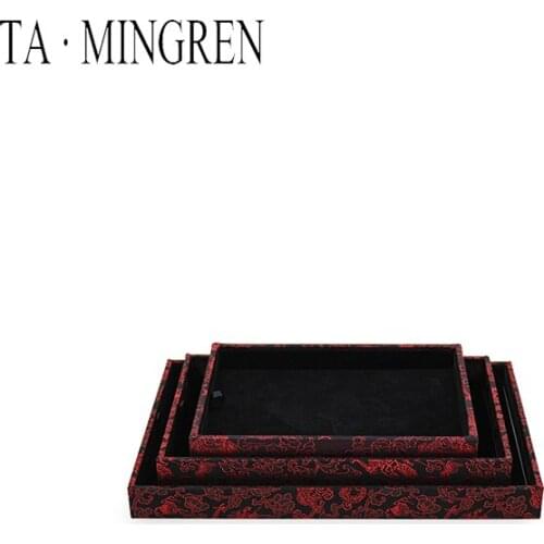 Good Quality Classical Handmade Jewelry Pendant Ring Earring Tray For Store Display