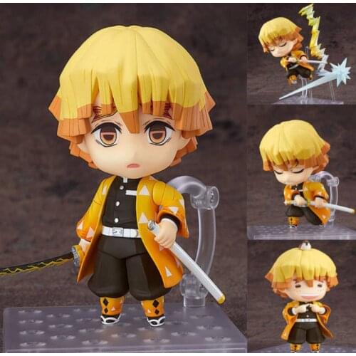 Demon Slayers Blade 10Cm Q Version Figure Tanjirou Mud Bean My Wife Shanyi Face-Changing PVC Action Figure Toy