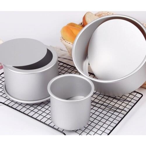 Kitchen Accessories Chiffon Cake Cylindrical Deepened Anode Live Bottom Mold Tools Baking Dish Utensils Sets Pastry Dishes Tray