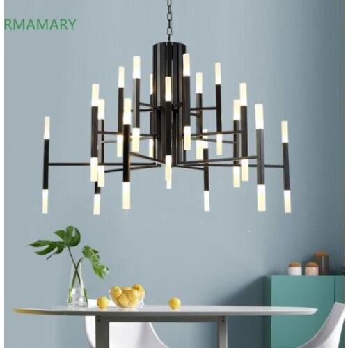 LED lighting minimalist Pendant Lights black/White/gold personality Iron art Pendant lamps restaurant bar bedroom living room