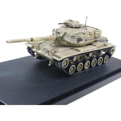 1/72 American M60A3 Tank Model with Dustproof Box Collection Table Tanks Toys for Boys Home Desktop Decor Ornaments Gifts