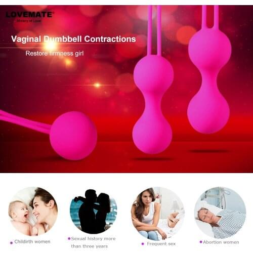 Soft Silicone Kegel Balls For Woman Vagina Tighten Training Sex Anal Plugs 3 Beads Pussy Stimulator Sexy Toys Physical Exercise