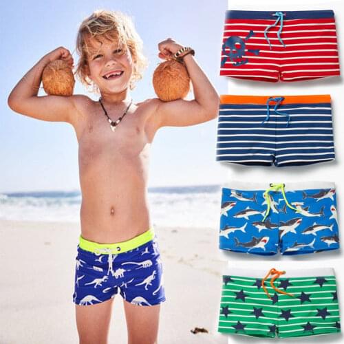 2019 New Style Print String Bandage Baby Boy Kids Toddler Summer Beach Swimwear Swimsuit Swimming Pant Trunks
