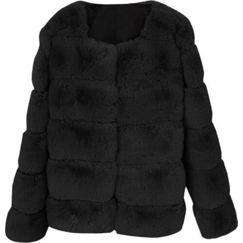 Fashion winter warm leather coat natural fur coat fau fur jacket winter thick warm coat