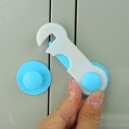 Plastic Wardrobe Cabinet Lock Baby Child Safety Protection Kids Safe Lock for Refrigerators Baby Security Drawer Closet Latches