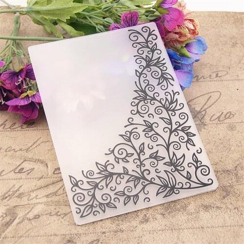 HOT plastic Grass lace template craft card making paper card album wedding decoration scrapbooking embossing folder