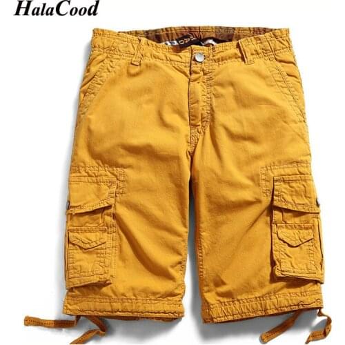 New Fashion Mens Cool Summer Hot Sale Cotton Casual Men Short Pants Brand Clothing Comfortable Men Plus Size 38 40 Cargo Shorts