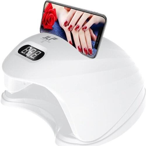 LED Nail Lamp for Manicure 48W Nail Dryer Machine UV Lamp For Curing UV Gel Nail Polish With Motion sensing LCD Display 24 PCS