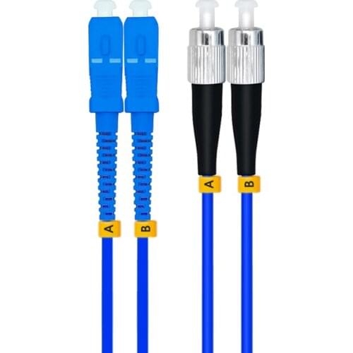Indoor Armored 30Meters SC/PC-FC/PC,3.0mm,Singlemode 9/125,Duplex,SC/FC Optical Fiber Patch Cord Cable,SC to FC