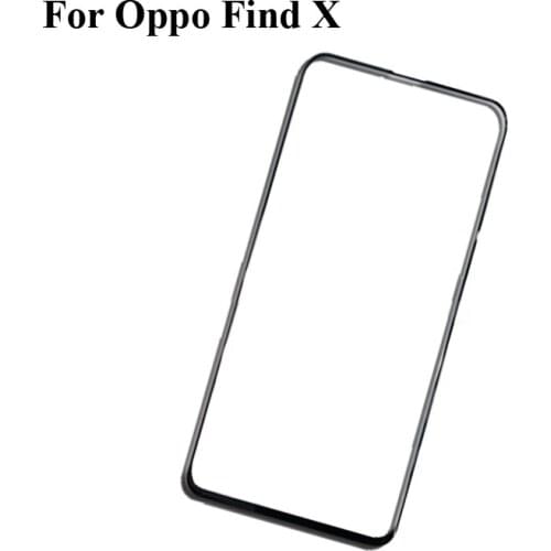 2PCS For Oppo Find X Outer Glass Lens touchscreen Edge Touch screen Outer Screen For OPPO FindX find X Glass Cover without flex