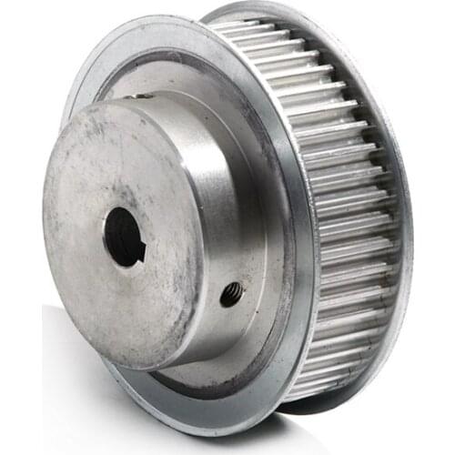 HTD5M 65T Timing Pulley Aluminum Alloy Toothed Pulley 21mm Belt Width 18/19/20/22mm Bore 65Teeth Gear Pulley With Keyway
