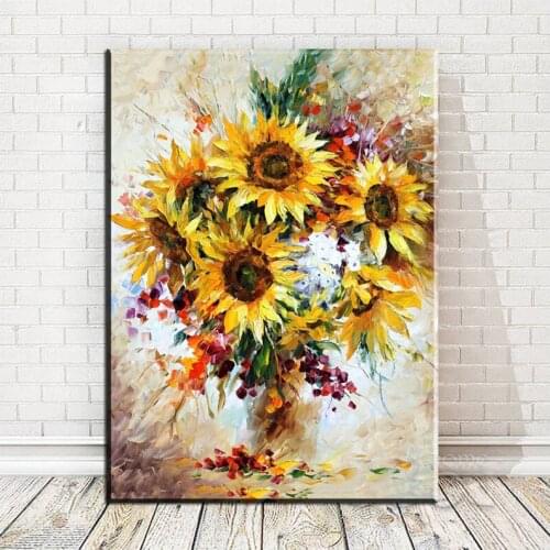 5D Diy Diamond Painting Flowers Diamond Embroidery Cross Stitch Sunflowers Needlework Mosaic Wall Stickers For Baby RoomsZP-4296