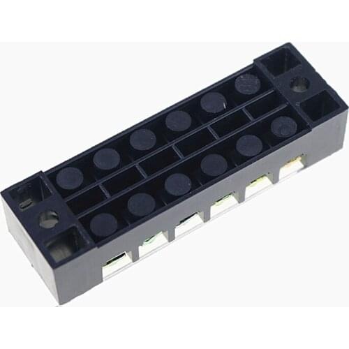 6Points Screw Terminal Blocks Bus Bar Auto Marine Power Distribution Terminal Block Set 15A Practical Fashion Hot High Quality