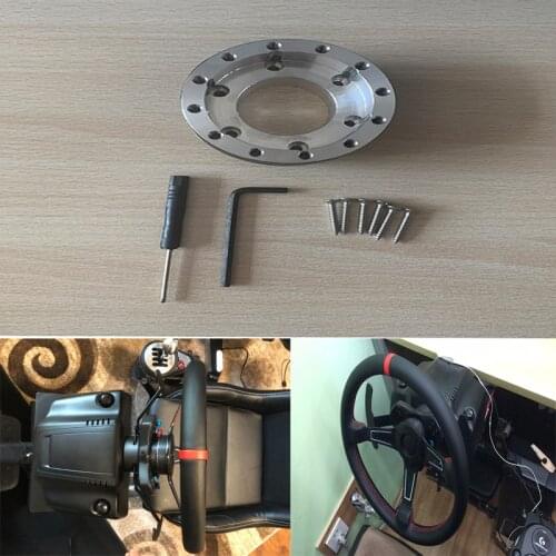 Steering Wheel Adapter Plate For Logitech G29 G920 G923 Racing Car Game 70mm/2.75" PCD Steering Wheel Modification
