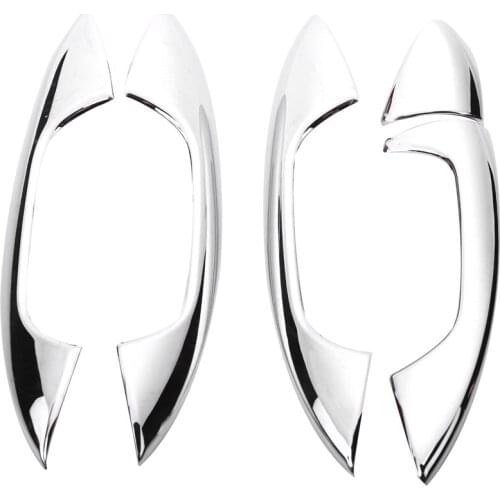For Mercedes Benz W205 CClass C200 C180 GLC260 2015 2016 Car Accessories Door Handle Trim ABS Sticker 5pcs/set For LHD