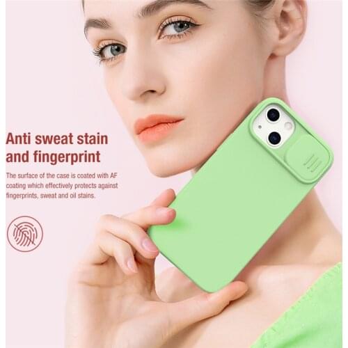 For Iphone 13 Case Cover NILLKIN CamShield Silky Silicone Case For Apple iPhone 13 Cover Anti-skid Cover For Iphone 13