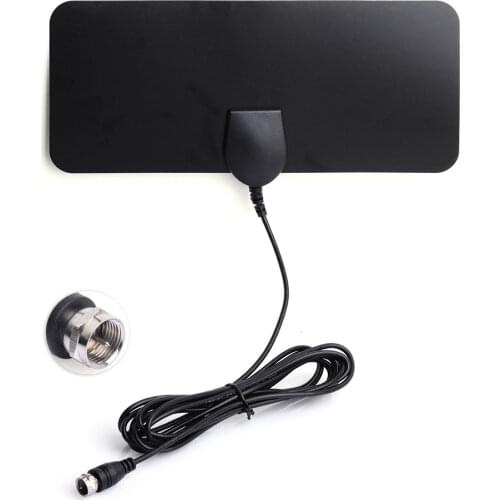 Superbat 174~240MHz 470~862MHz Free HD Programs Digital HDTV Antenna 75 Ohm 23 Miles Range USB Power Supply AC