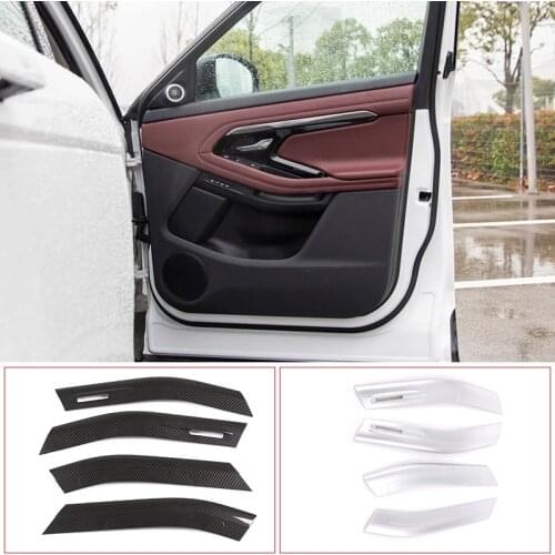 Car Interior ABS Door Decoration Panel Cover Trim For Land Rover Ranger Rover Evoque L551 2019 2020 Car Accessories