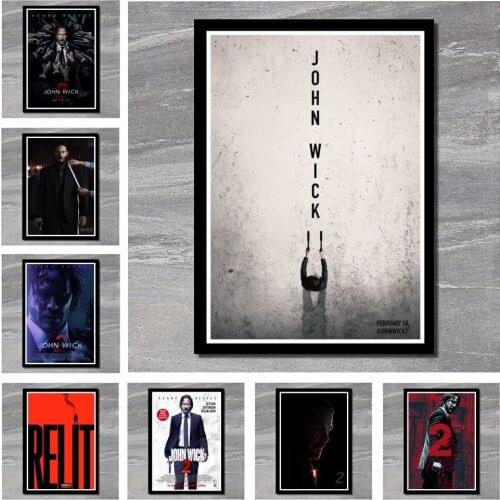Perfect JL Prints Pictures Paintings John Chapter Two Home Classic Movie Poster Wall Stickers