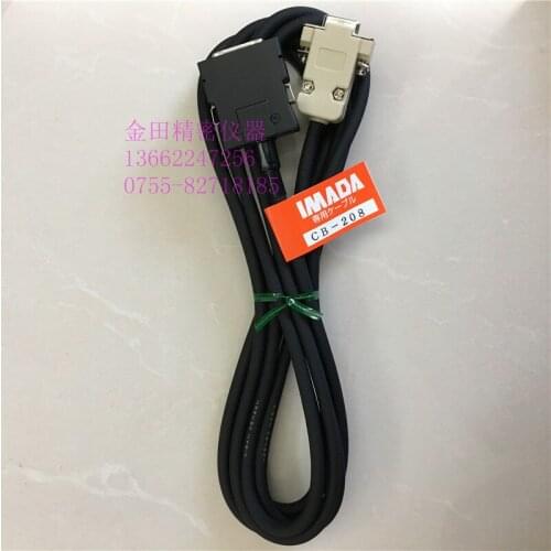 IMADA push-pull force meter ZTS series connected to computer RS232 data cable CB-208 connection