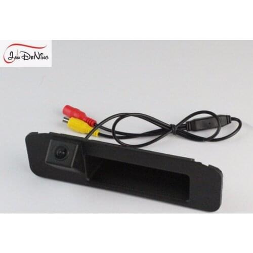 JanDeNing HD CCD Car Rear View Parking/ Backup Reverse Camera/ Trunk Handle OEM For Mercedes Benz GLK Class X204 2013-2015
