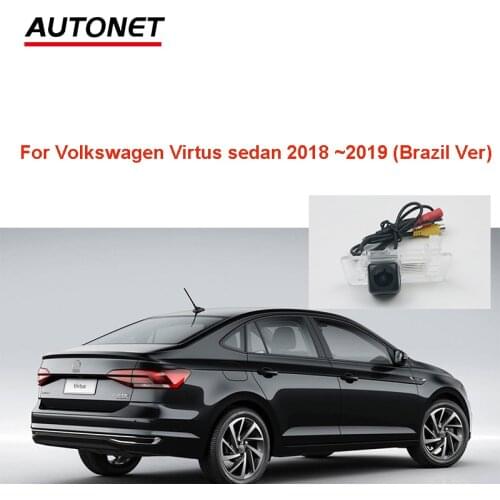 Autonet Rear view camera For Volkswagen Virtus sedan Brazil Ver 2018 ~2019 AHD CVBS camera /license plate camera