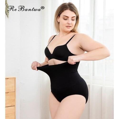 High Waist Trainer Control Panties Set Body Shaper Tummy Girdle Slimming Underwear Lingerie Plus size M-4XL Breathable Intimates