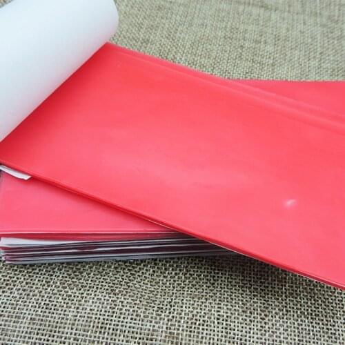 Dental Lab Material Base Plate Red Dental Wax Dentist Auxiliary Material Thickness 1.3mm