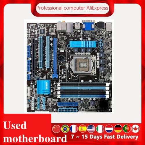For ASUS P8H67-M PRO Computer Motherboard LGA 1155 DDR3 For Intel H67 P8H67 Desktop Mainboard SATA II PCI-E X16 Used